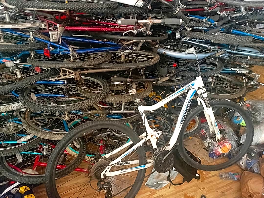 Bicycles ready for transport