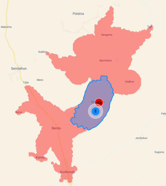 Maforeka School location map
