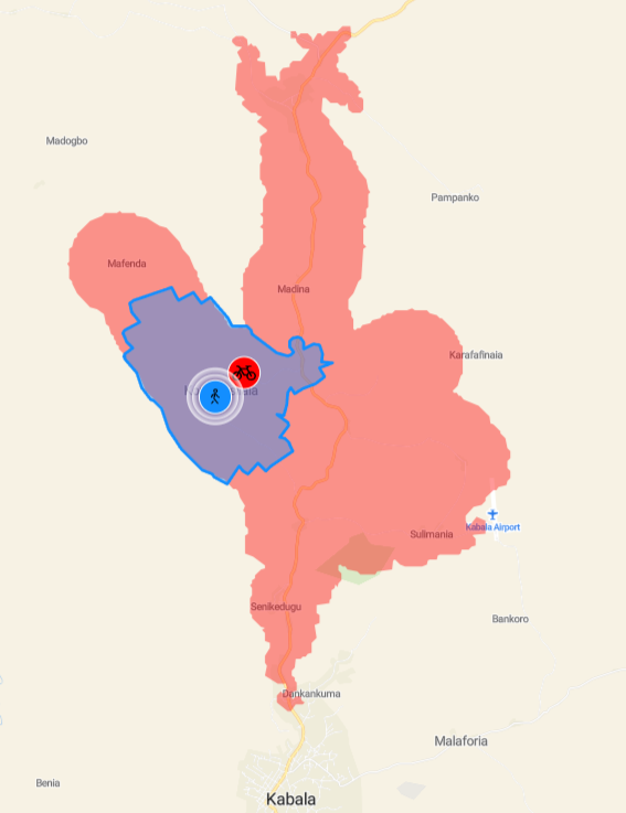 Koromasalaia School location map