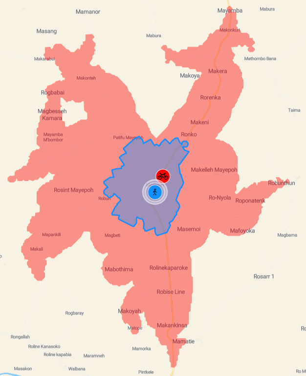 Kandor BDEC School location map